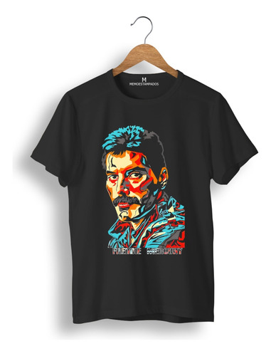 Remera: Freddie Mercury Memoestampados