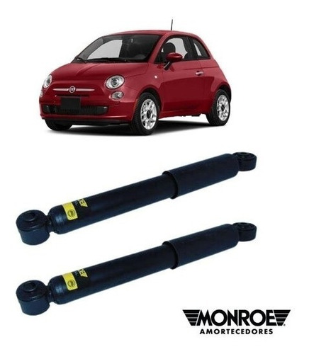 Par Amortecedor Traseiro Monroe Fiat 500 2007/... Todos