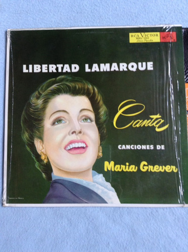 Lp Libertad Lamarque Canta Canciones De Maria Griver