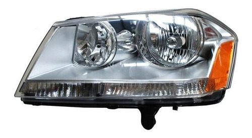 Par De Faros Dodge Avenger 2012-2013-2014 Fondo Cromado