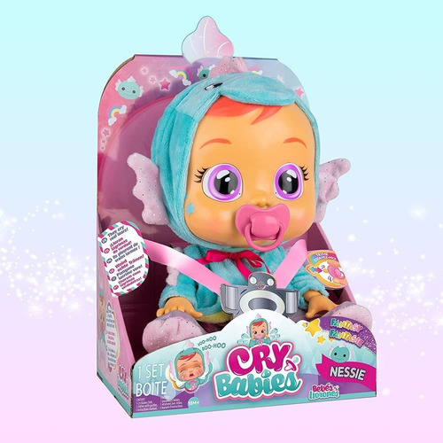 Bebés Llorones Fantasy Nessi Lagrimas De Verdad 30 Cm