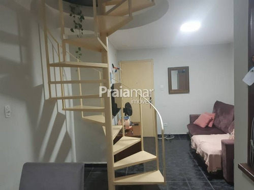 Imagem 2 de 14 de Apartamento Duplex 1 Dorm / 1 Vaga / 58 M / Gonzaguinha - 2381-78