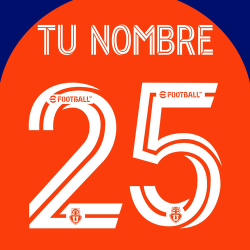 Estampado Oficial Elección Camiseta U. De Chile 2023 Visita