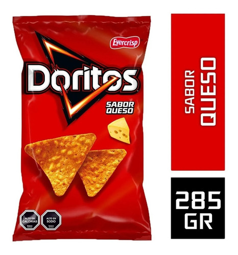 Doritos Snack Queso Bolsa De 285g