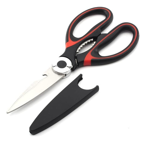 Tijeras Multiusos De Acero Inoxidable Para Cocina Con Abrebo