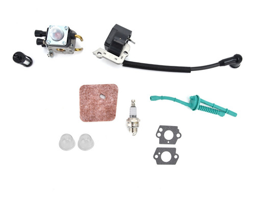 Kit De Carburador Bobina De Encendido Para Stihl Fs55 Fs38 F