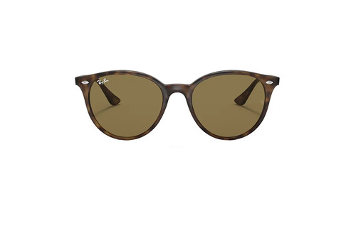 Imagen 2 de 2 de Anteojos de sol Ray-Ban RB4305 Standard con marco de propionato color gloss tortoise, lente dark brown clásica, varilla gloss tortoise de propionato