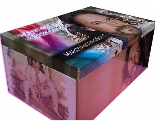 Imagen 3 de 4 de Marco Antonio Solis Caja De Madera Personalizada!!