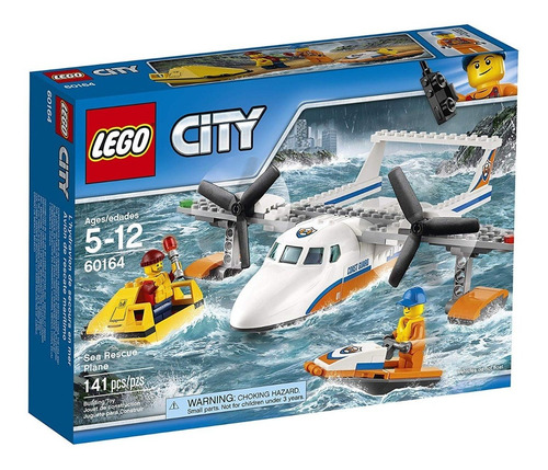 Lego City Coast Guard Sea Rescue Plane 60164