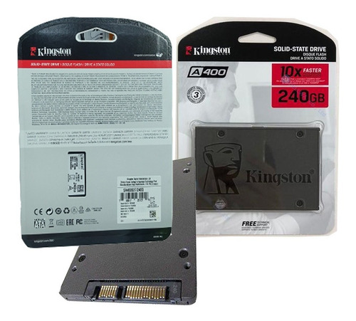 Imagen 4 de 6 de Disco sólido interno Kingston SA400S37/240G 240GB negro