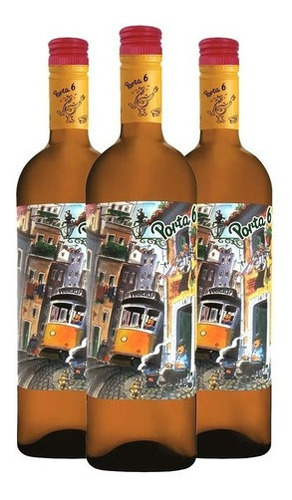 Kit 3 Vinhos Porta 6 Branco Original C/ Nf