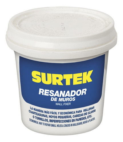 Resanador P/ Muros Cuarteaduras 1lt Sellador Surtek
