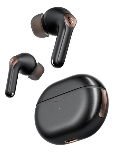 Audífonos Bluetooth Soundpeats Air4 Pro Aptx Lossless Y Anc Color Negro