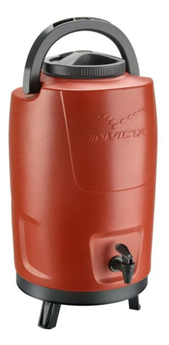 Botijão Térmico Garrafão 12l Grande Invicta Água Suco Café Cor Vermelho Velvet