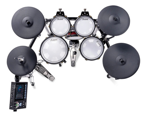 Bateria Eletrônica Alesis Strata Core 9 Peças Cor Preto