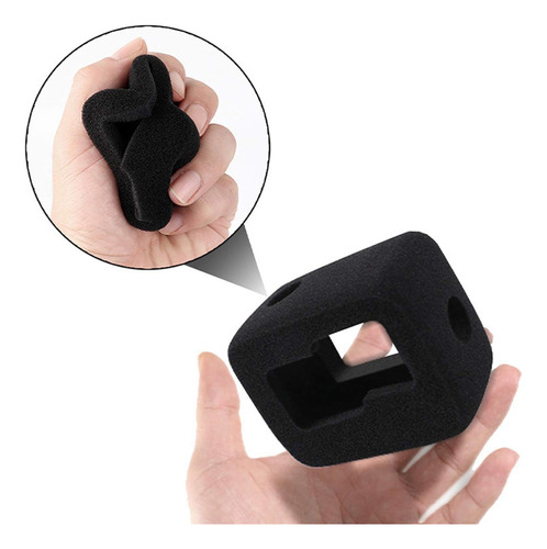 Carcasa Espuma Anti Viento Micrófono For Gopro Hero 13 Black