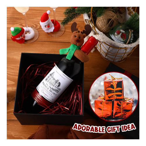 Sieral 12 Pcs Botella De Vino De Navidad Venta De Navidad De