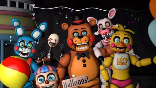 Painel Festa Tema Five Nights At Freddy's