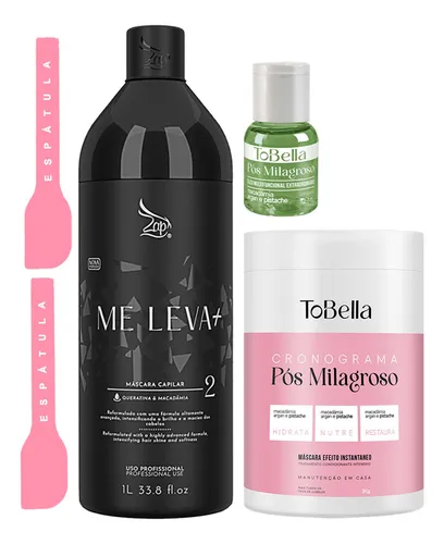 comprar Zap Me Leva + Mascara Cronograma Pós Milagroso Tobella