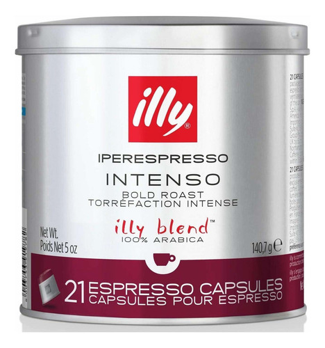 Iperespresso Cápsulas Café Oscuro Tostado, 5 Onzas, 21 Unida