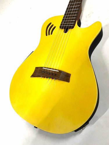 Raridade Violão Jobin Flat Fundo Fibra Nylon Novo Original