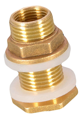 3xsólido Conector De Tanque De Agua De Latón Accesorios De