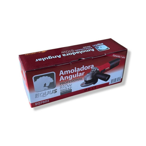 Imagen 5 de 6 de Equus amoladora angular profesional 810W 220V