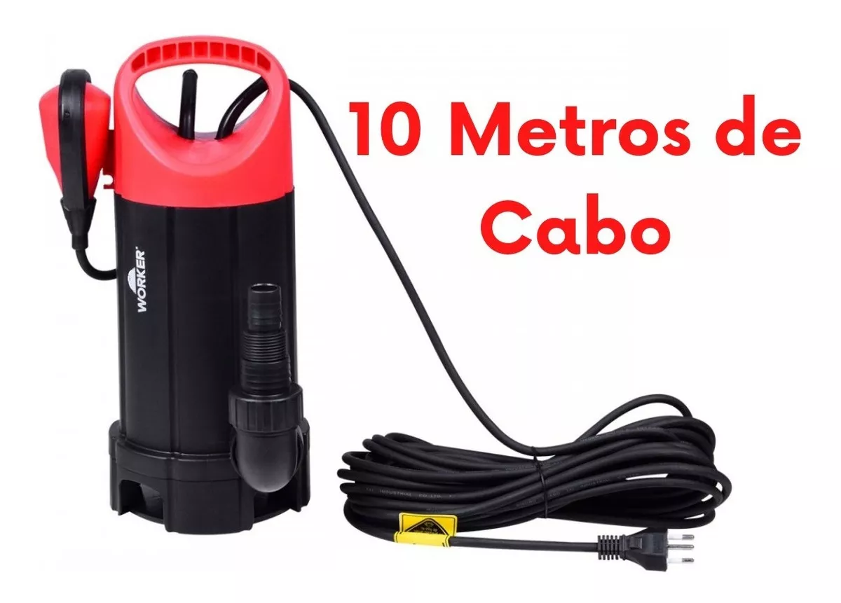 Segunda imagem para pesquisa de bomba submersivel aço inox 1hp 750w worker 220v