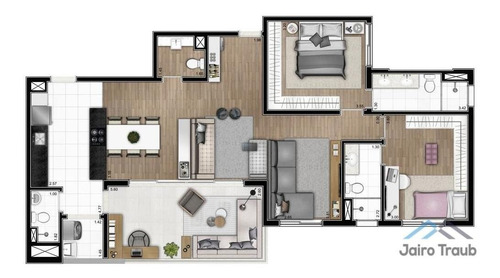 Apartamento Com 3 Dormitório(s) Localizado(a) No Bairro Perdizes Em São Paulo / São Paulo - 2974:906127