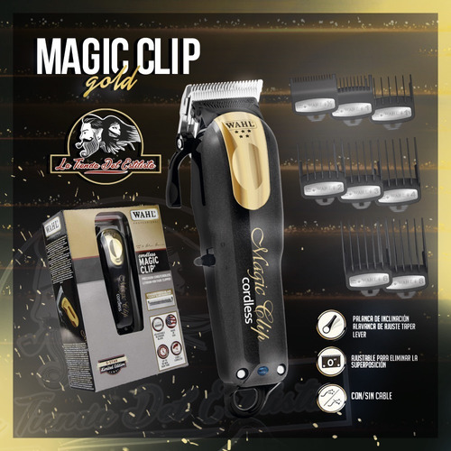 Wahl Magic Clip  Clip Cordless  Gold