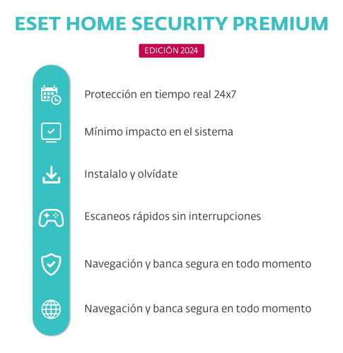 Antivirus Eset® Home Security Premium 10 Dispositivos