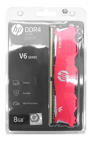 Memoria Hp V6 Series, 8gb, Ddr4, 2666 Mhz, Pc4-21300