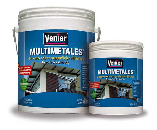 Venier Multimetales Al Agua Blanco X 1 Lt