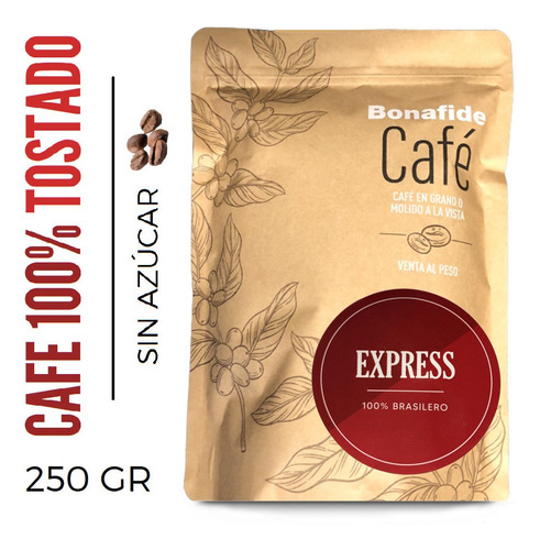 Cafe Express Bonafide 1/4kg Ideal Maquina Express Capsula