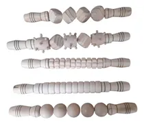 Comprar Maderoterapia Kit  Rodillos Rectos - Ruge Maderoterapia Madera