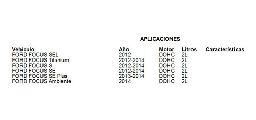Imagen 3 de 3 de Compresor De A/c Ford Focus S 2012 2.0l Uac