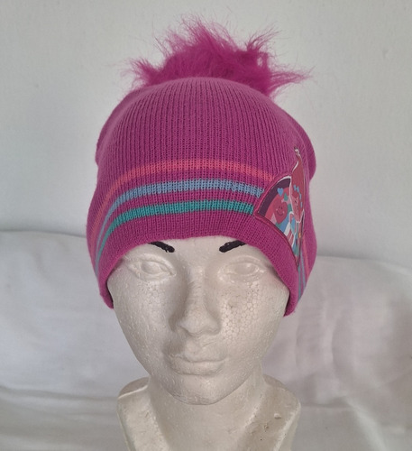 Gorro Color Rosa Diseño Trolls  Talla-u   G5