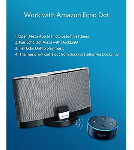 Imagen 2 de 4 de Receptor Adaptador Docklinq Pro Bluetooth 5.0 Para Bose Soun