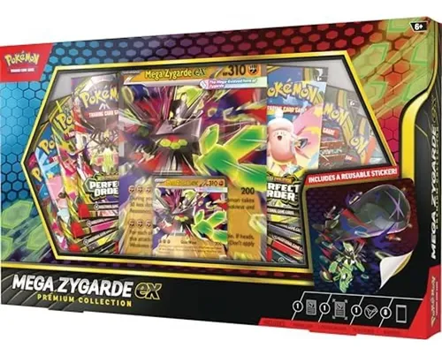 Xkm Pokémon Tcg: Coleção Premium Mega Zygarde Ex | Parcelamento