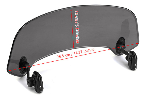 Qf1 Extensión De Parabrisas Ajustable Universal Con Clip,