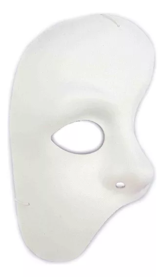 Forum Novelties 1/2 Phantom Mask, White
