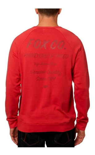 Imagen 4 de 5 de Buzo Fox Moto Resin Crew Fleece #23043-346