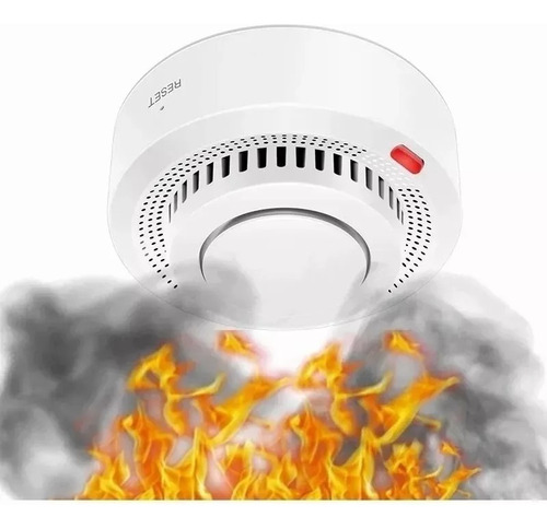 Detector Humo Sensor Wifi Tuya App Smartlife Alarma Incendio