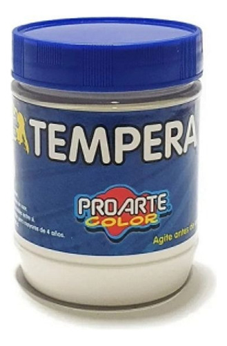 Tempera Proarte 120ml Colores Surtidos Color Blanco