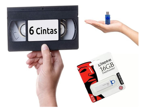 Vhs Cassettes Mpeg - Digitaliza Vhs, Vhsc Y 8mm A Pendrive