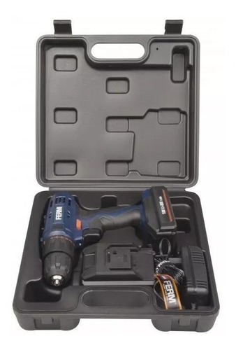 Imagen 3 de 7 de Taladro Inalámbrico De 18v Ion 2 Baterías Ferm Industrial