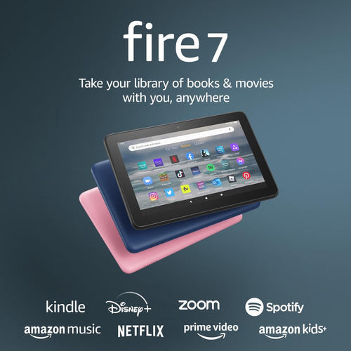 Tablet  Fire 7 Lectura Videos Y Batería 10h Por Menos