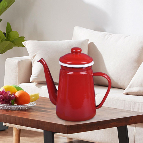 Cafetera Esmaltada De 1,1 L, Tetera Para Cocina, Tetera,.