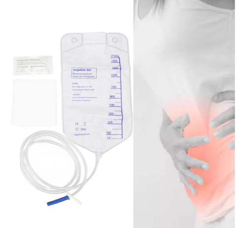 Kit De Limpieza Colónica, Bolsa De Enema Desechable De 1750