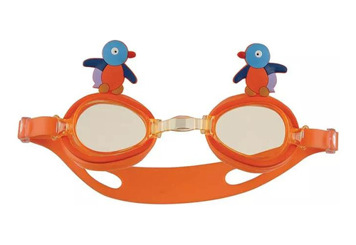 Oculos Natacao Infantil Bichinho Laranja